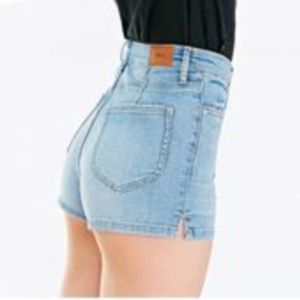 URBAN OUTFITTERS Light Blue High Rose BDG Shorts